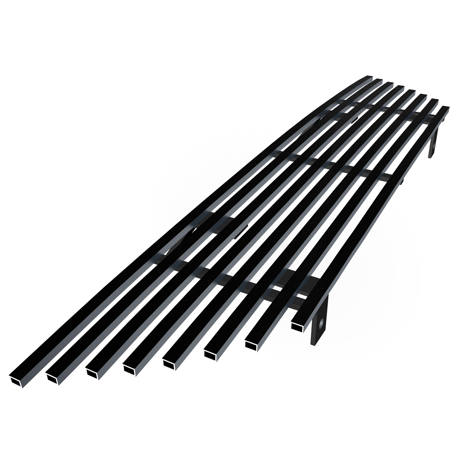 1999-2004 Ford Mustang Not for Cobra; Only for Models with OEM Honeycomb Grille Main Upper Black Stainless Steel Billet Grille