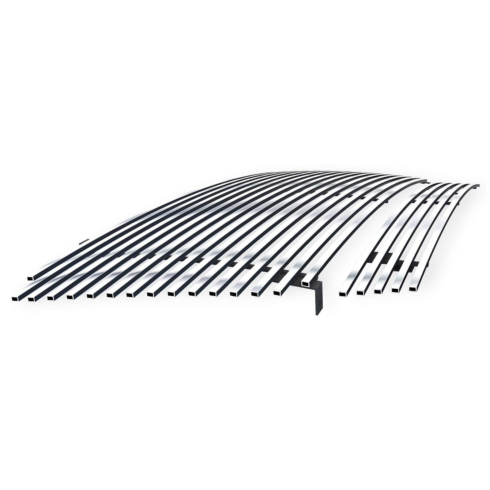 2006-2008 Ford F-150 (Not For FX2 Model) Main Upper + Lower Bumper Stainless Steel Billet Grille