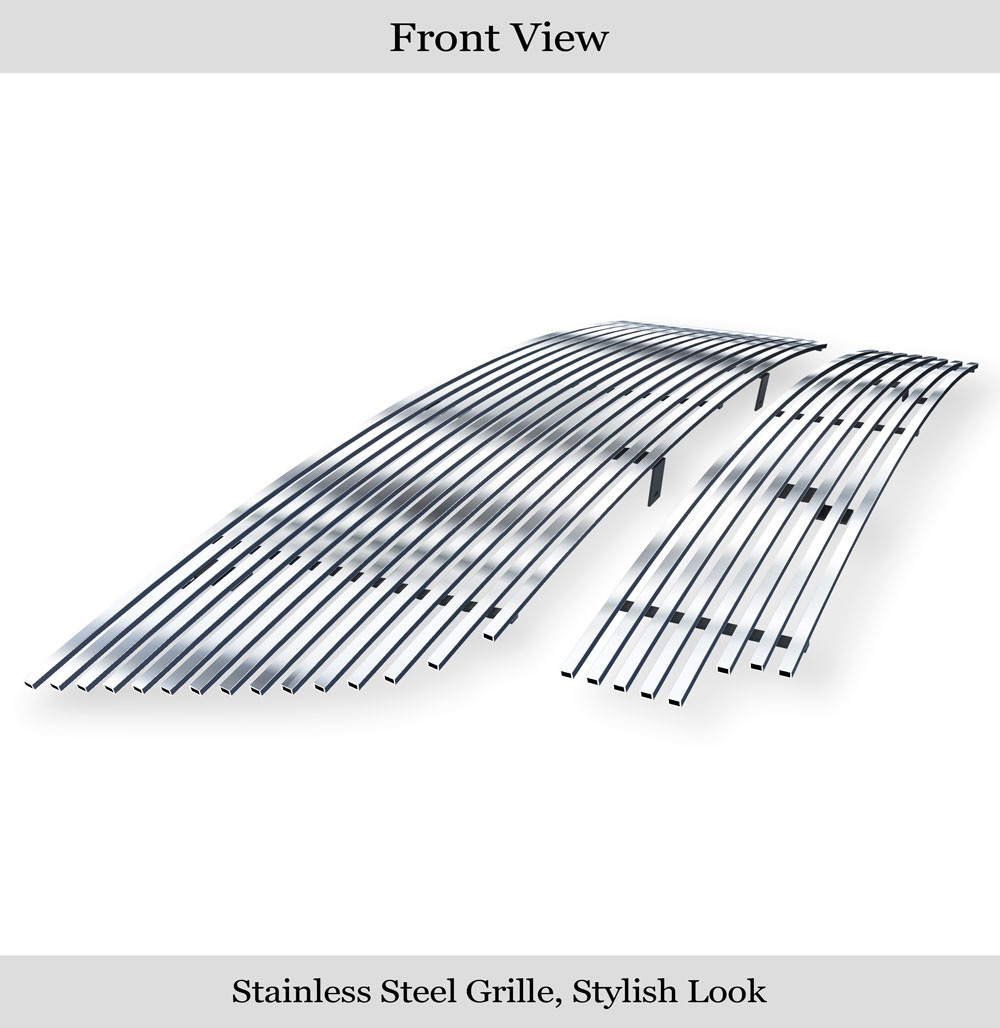 2003-2006 Ford Expedition MAIN UPPER + LOWER BUMPER Stainless Steel Billet Grille