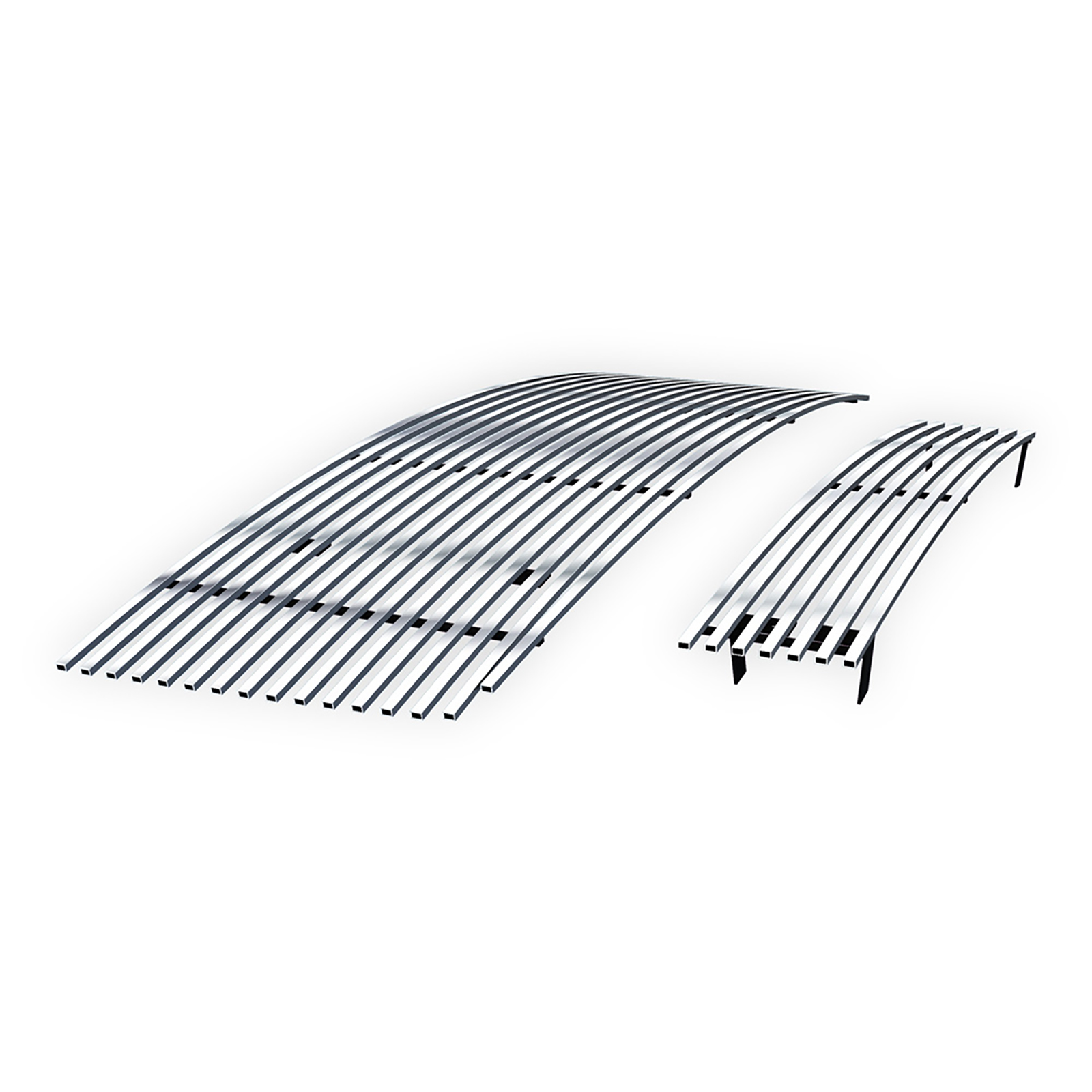 2007-2013 GMC Sierra 1500 Main Upper + Lower Bumper Stainless Steel Billet Grille