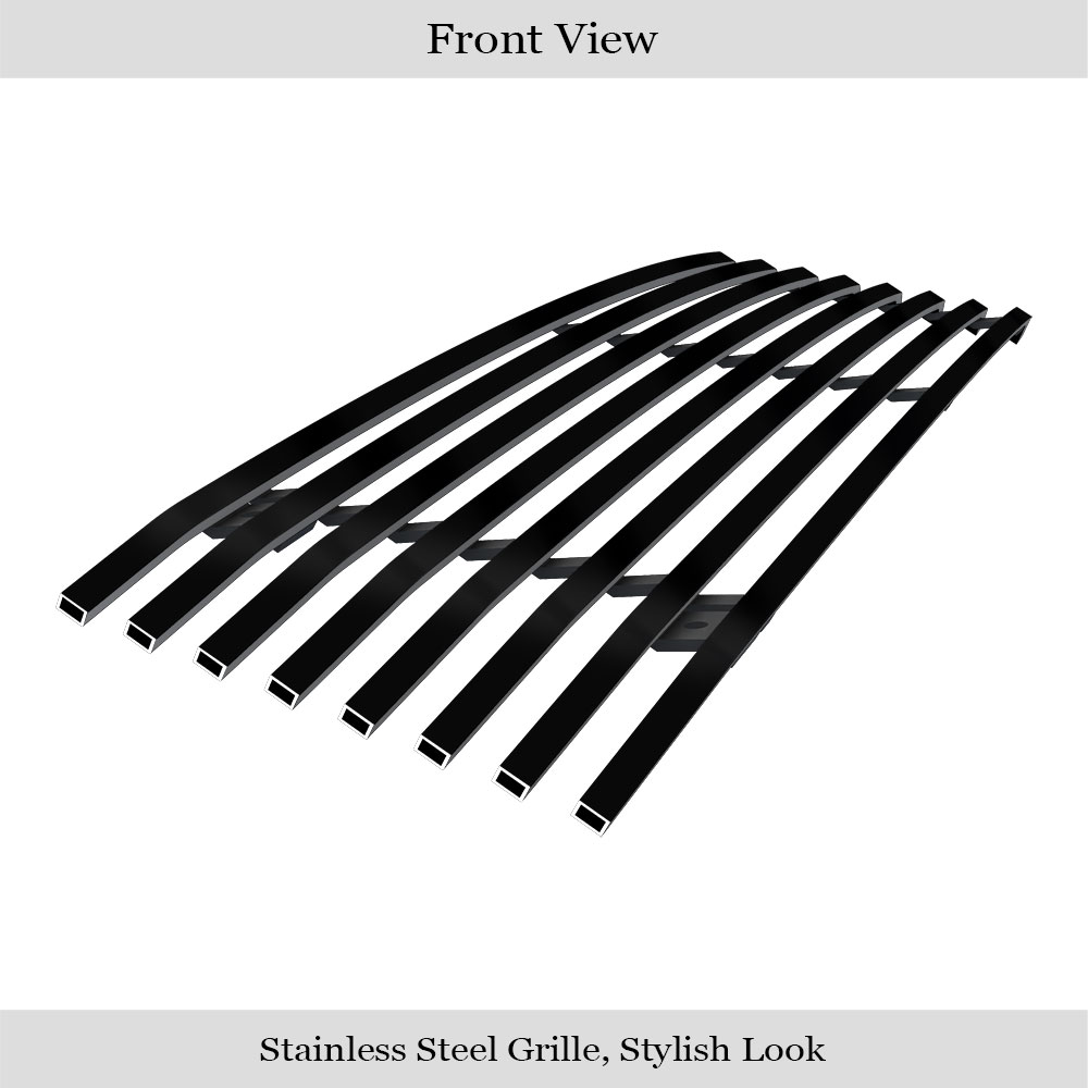 2007-2014 GMC Yukon Tow Hook Show Not For Hybrid Model/2007-2014 GMC Yukon XL Tow Hook Show Not For Hybrid Model Lower Bumper Black Stainless Steel Billet Grille