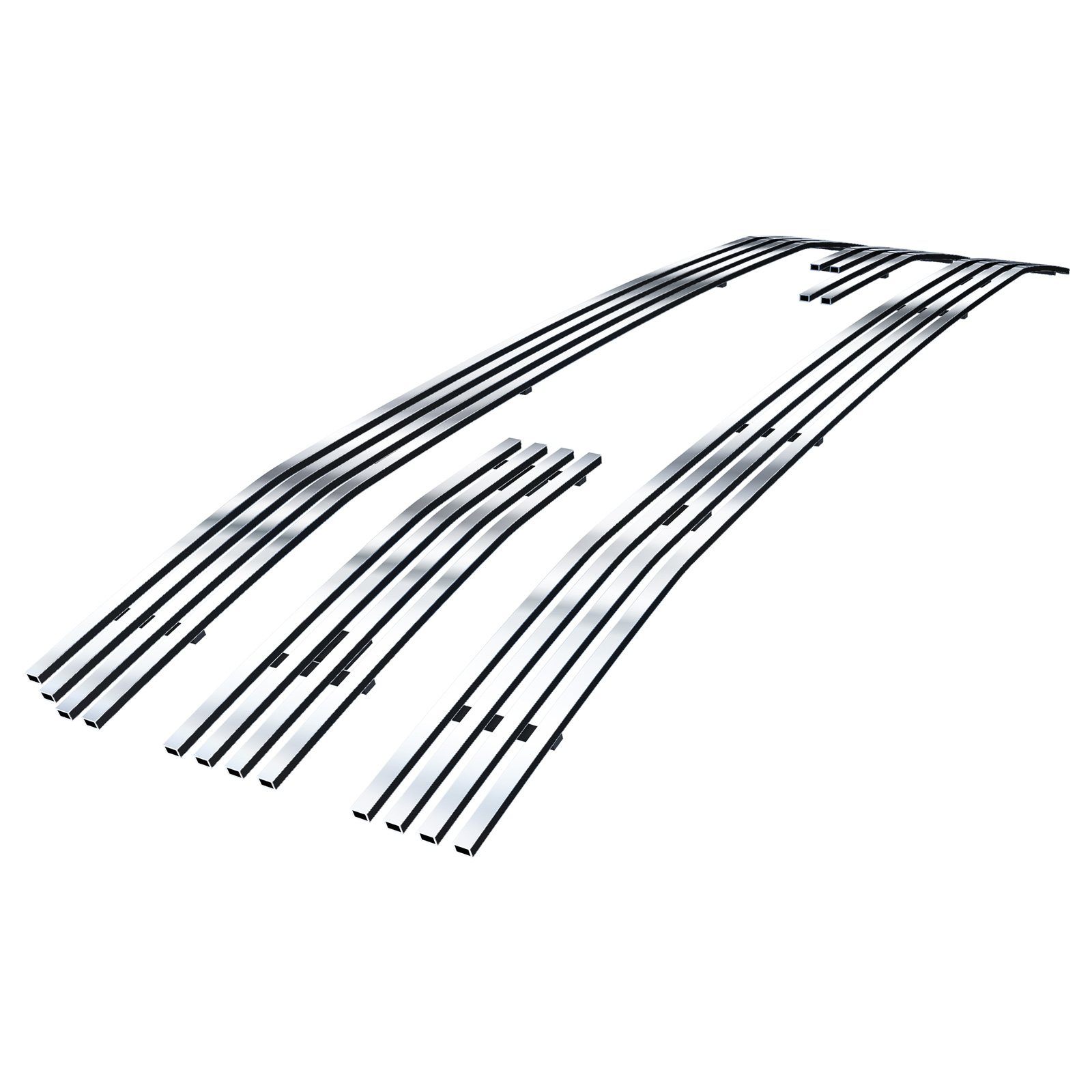 2014-2015 GMC Sierra 1500 Not For Denali And All Terrain Package Main Upper Stainless Steel Billet Grille