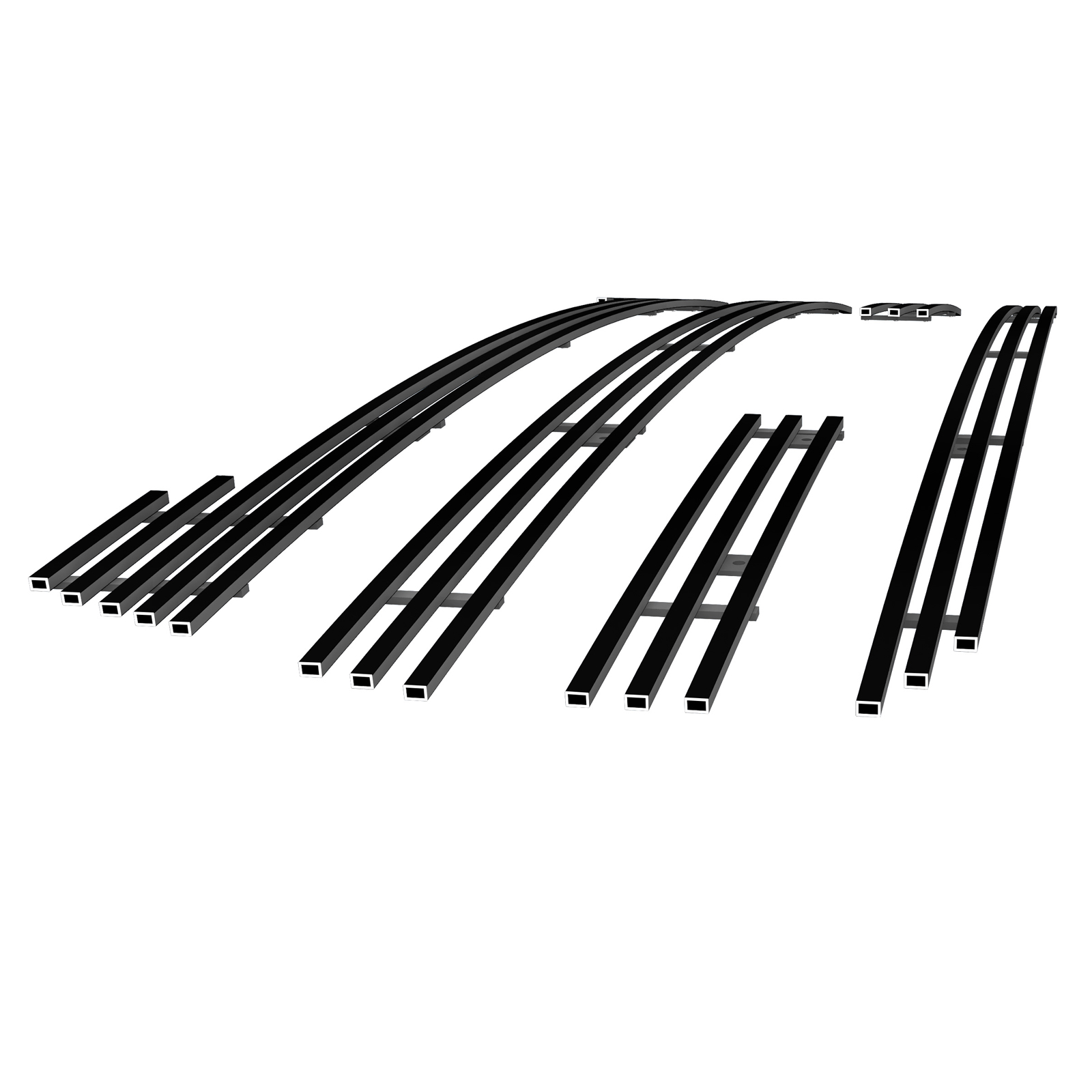 2019-2021 GMC Sierra 1500 SLE/ 2019-2021 GMC Sierra 1500 Elevation Main Upper Black Stainless Steel Billet Grille