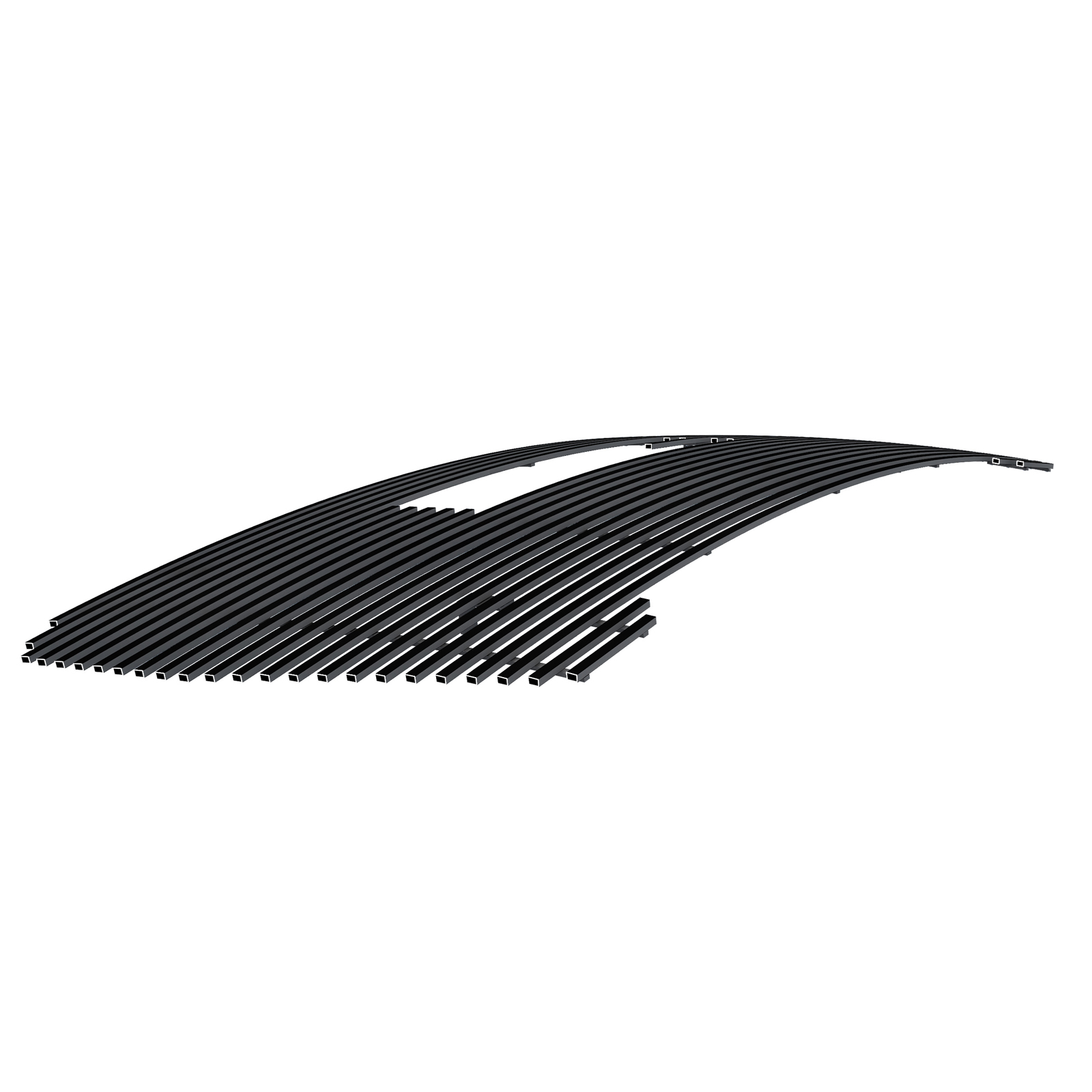 2019-2021 GMC Sierra 1500 SLT/ 2019-2021 GMC Sierra 1500 AT4 Main Upper Black Stainless Steel Billet Grille