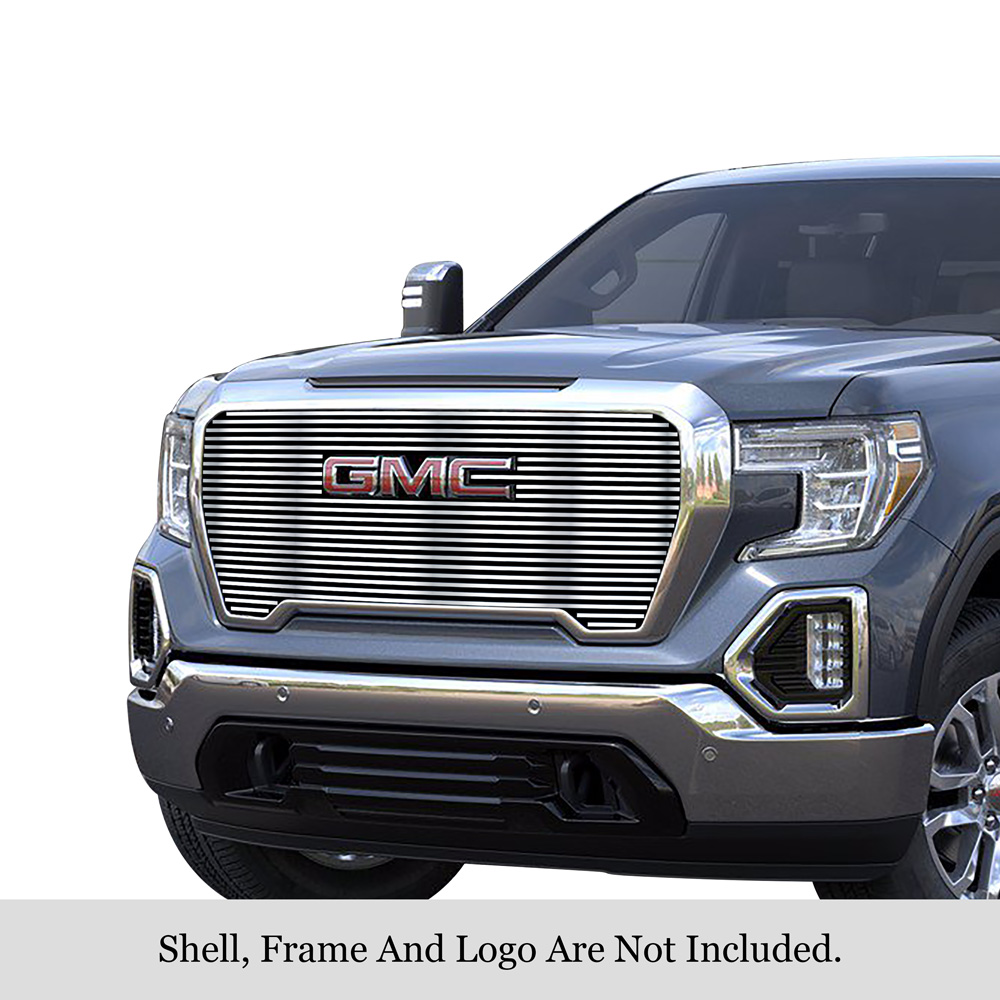 2019-2021 GMC Sierra 1500 SLT/ 2019-2021 GMC Sierra 1500 AT4 Main Upper Stainless Steel Billet Grille