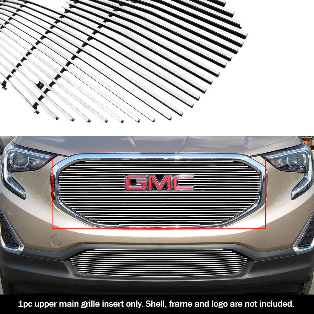 2018-2021 GMC Terrain Nor for Denali Logo Show Main Upper Aluminum Billetuminum Billet Grille