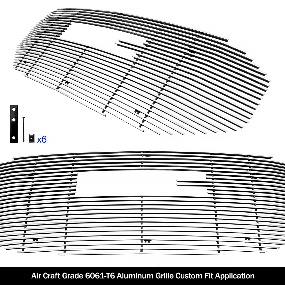 2018-2021 GMC Terrain Nor for Denali Logo Show Main Upper Aluminum Billet Grille