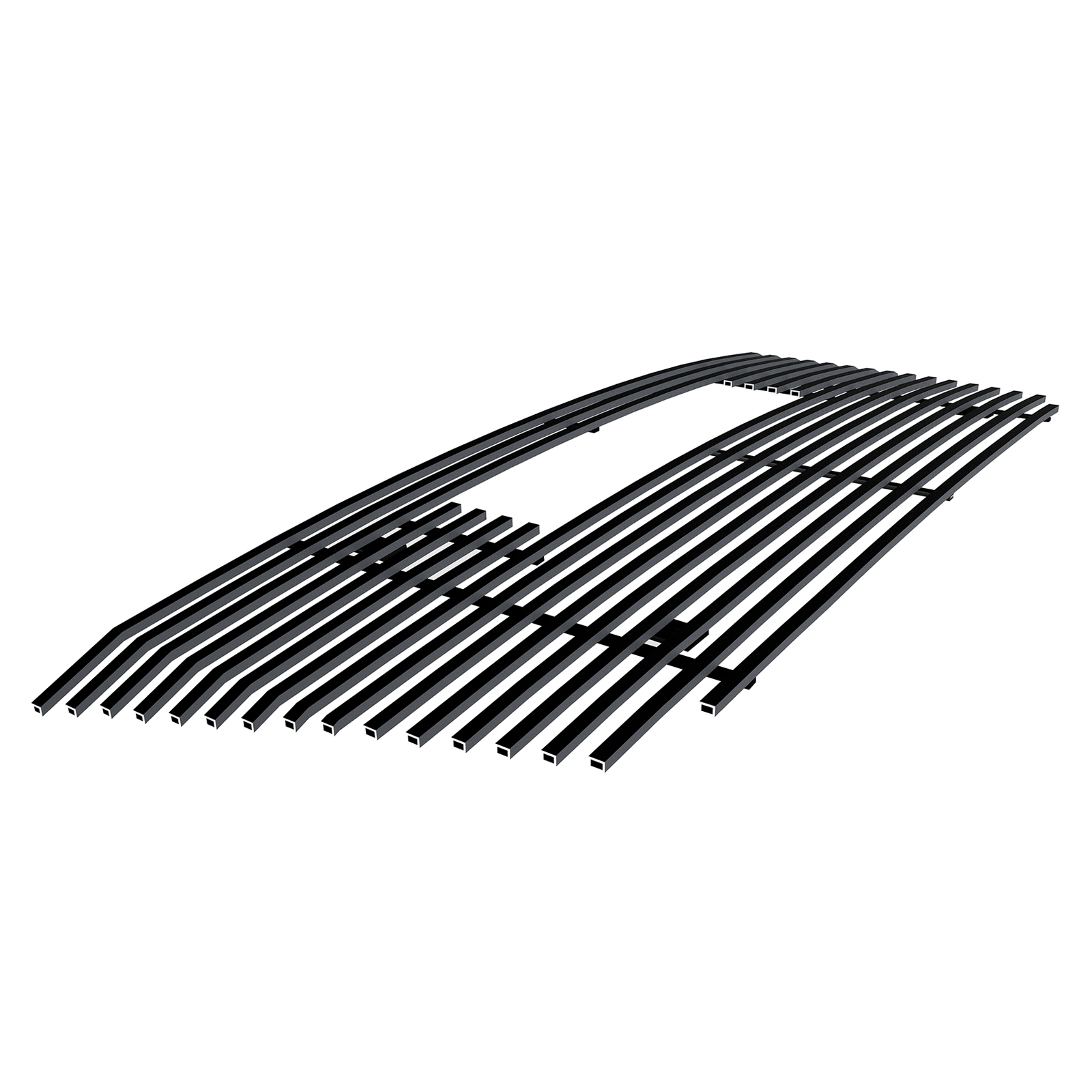 2010-2015 GMC Terrain 1 PC With Logo Show Main Upper Black Stainless Steel Billet Grille