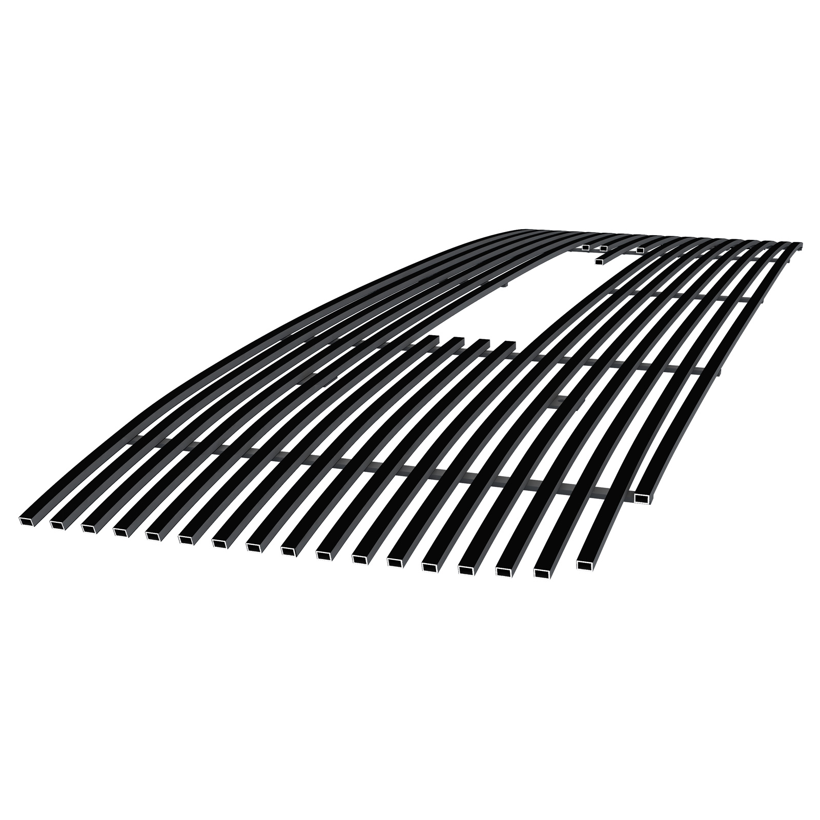 2011-2014 GMC Sierra 2500 HD Not For Denali With Logo Show/2011-2014 GMC Sierra 3500 HD Not For Denali With Logo Show Main Upper Black Stainless Steel Billet Grille