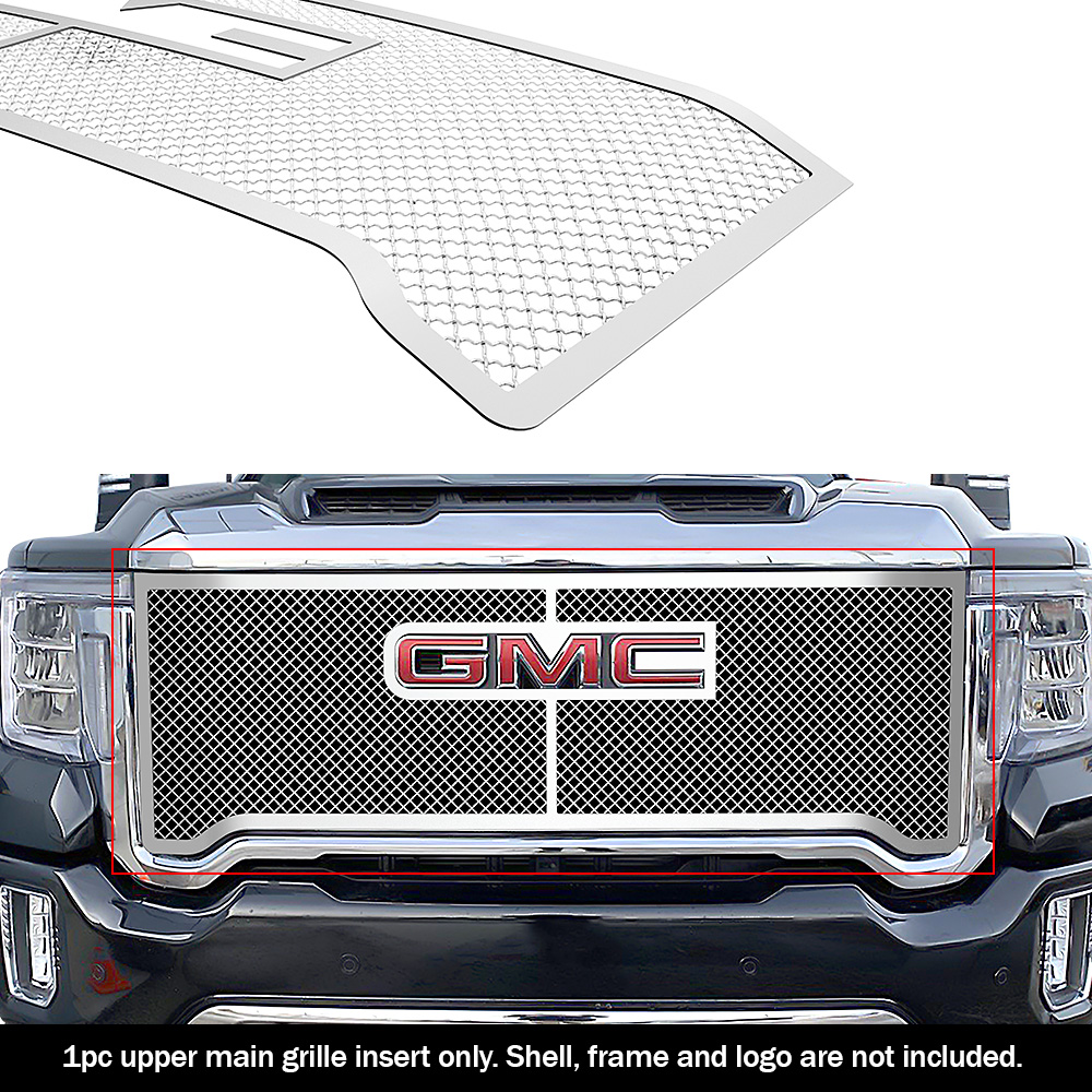 2020-2023 GMC Sierra 2500 SLE/ 2020-2023 Sierra 2500 Base/ 2020-2023 Sierra 3500 SLE/ 2020-2023 Sierra 3500 Base Main Upper Wire Mesh Grille