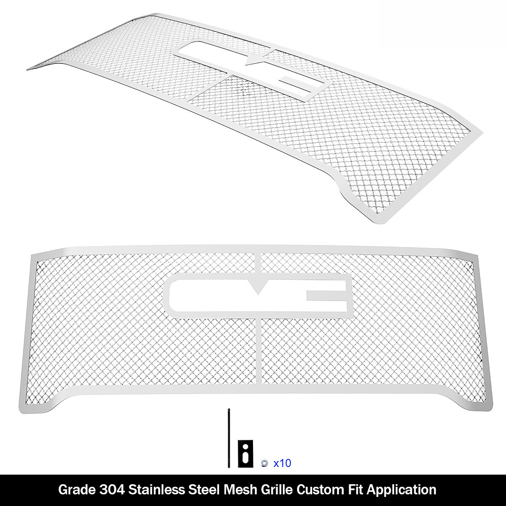 2020-2023 GMC Sierra 2500 SLE/ 2020-2023 Sierra 2500 Base/ 2020-2023 Sierra 3500 SLE/ 2020-2023 Sierra 3500 Base Main Upper Wire Mesh Grille