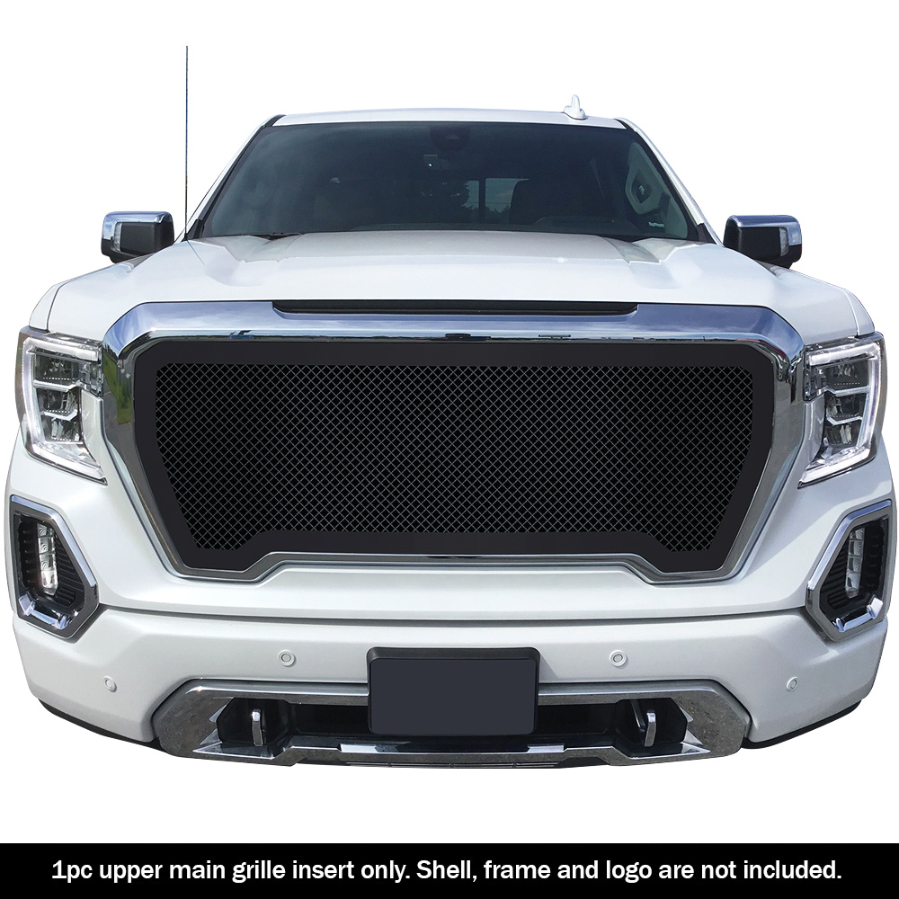 2019-2021 GMC Sierra 1500 Main Upper Black Wire Mesh Grille