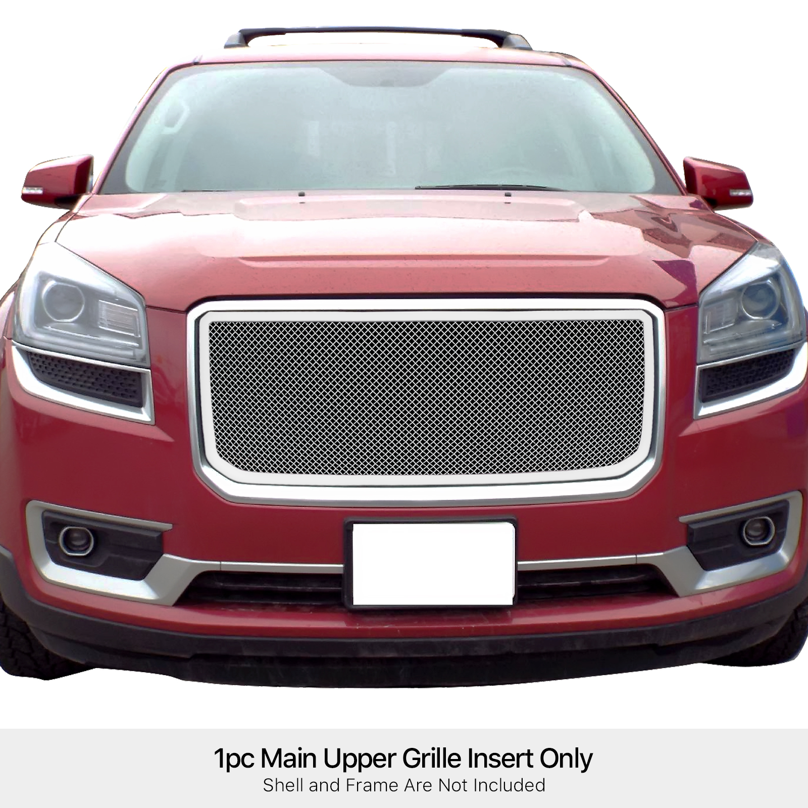 2013-2016 GMC Acadia With Logo Cover Main Upper Wire Mesh Grille