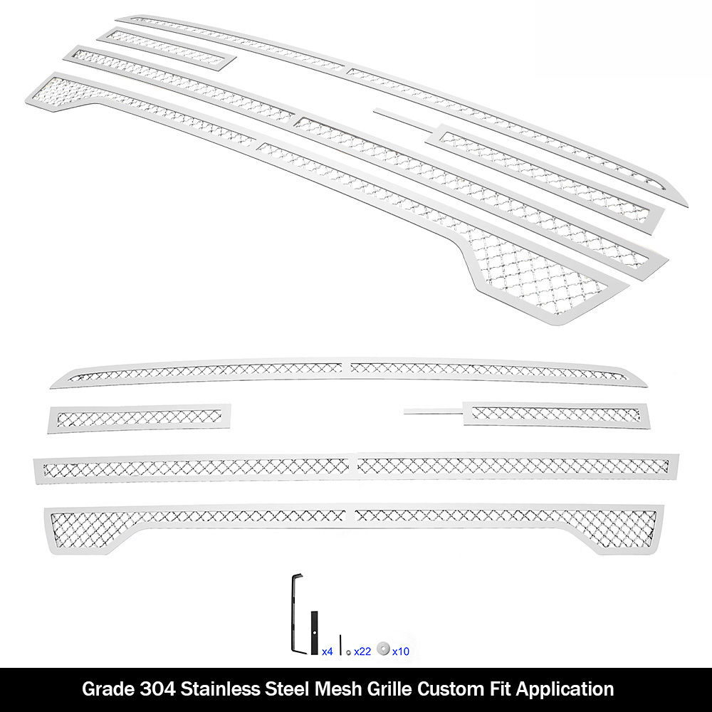 2019-2021 GMC Sierra 1500 SLE/ 2019-2021 GMC Sierra 1500 Elevation Main Upper Wire Mesh Grille