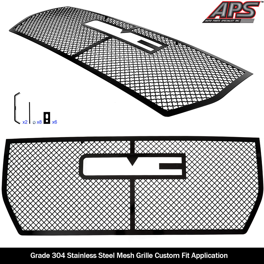 2021-2022 GMC Canyon Elevation/ 2021-2022 GMC Canyon AT4 Main Upper Black Wire Mesh Grille