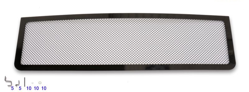 2007-2013 GMC Sierra 1500 New Body/2007-2010 GMC Sierra 1500 Denali New Body Main Upper Black Wire Mesh Grille