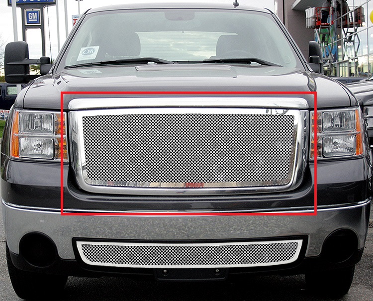 2007-2013 GMC Sierra 1500 New Body/2007-2010 GMC Sierra 1500 Denali New Body Main Upper Wire Mesh Grille