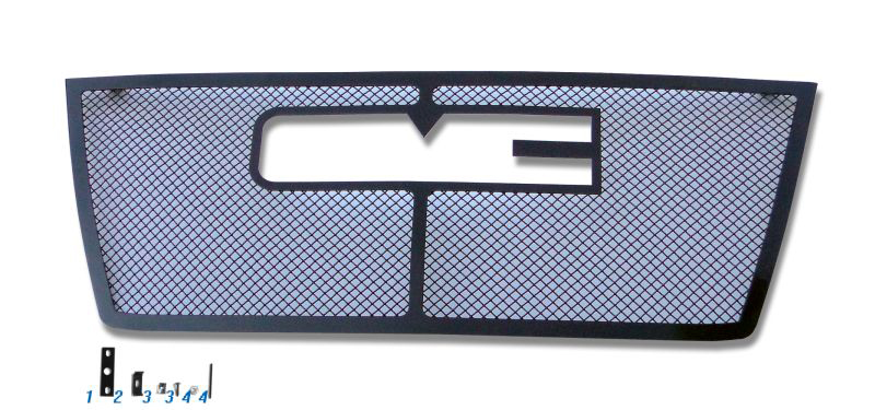 2010-2015 GMC Terrain 1 PC With Logo Show Main Upper Black Wire Mesh Grille