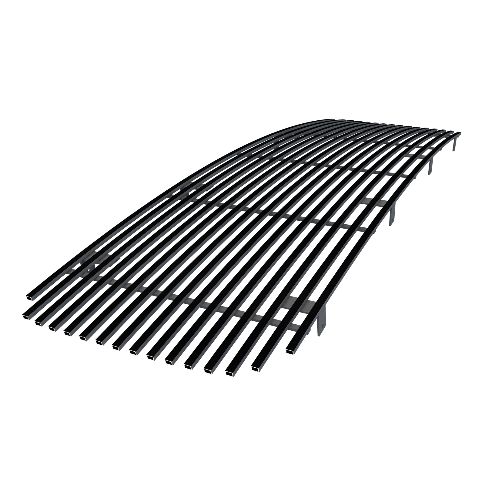2015-2020 GMC Canyon Main Upper Black Stainless Steel Billet Grille