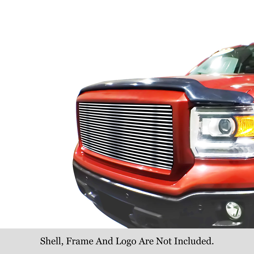 2014-2015 GMC Sierra 1500 Main Upper Stainless Steel Billet Grille