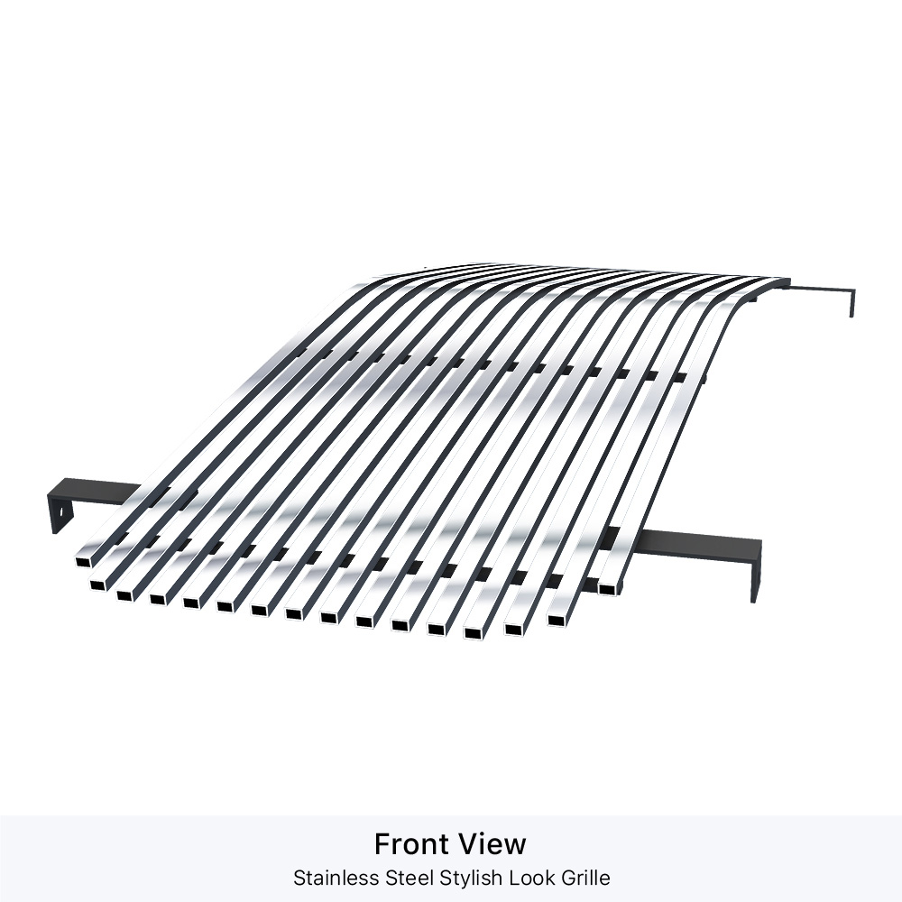 1994-1999 GMC Yukon Not For Denali/1994-1998 GMC C/K Pickup With Stacked Lights/1994-1999 GMC Suburban Composite Plastic Lights Main Upper Aluminum Billet Grille