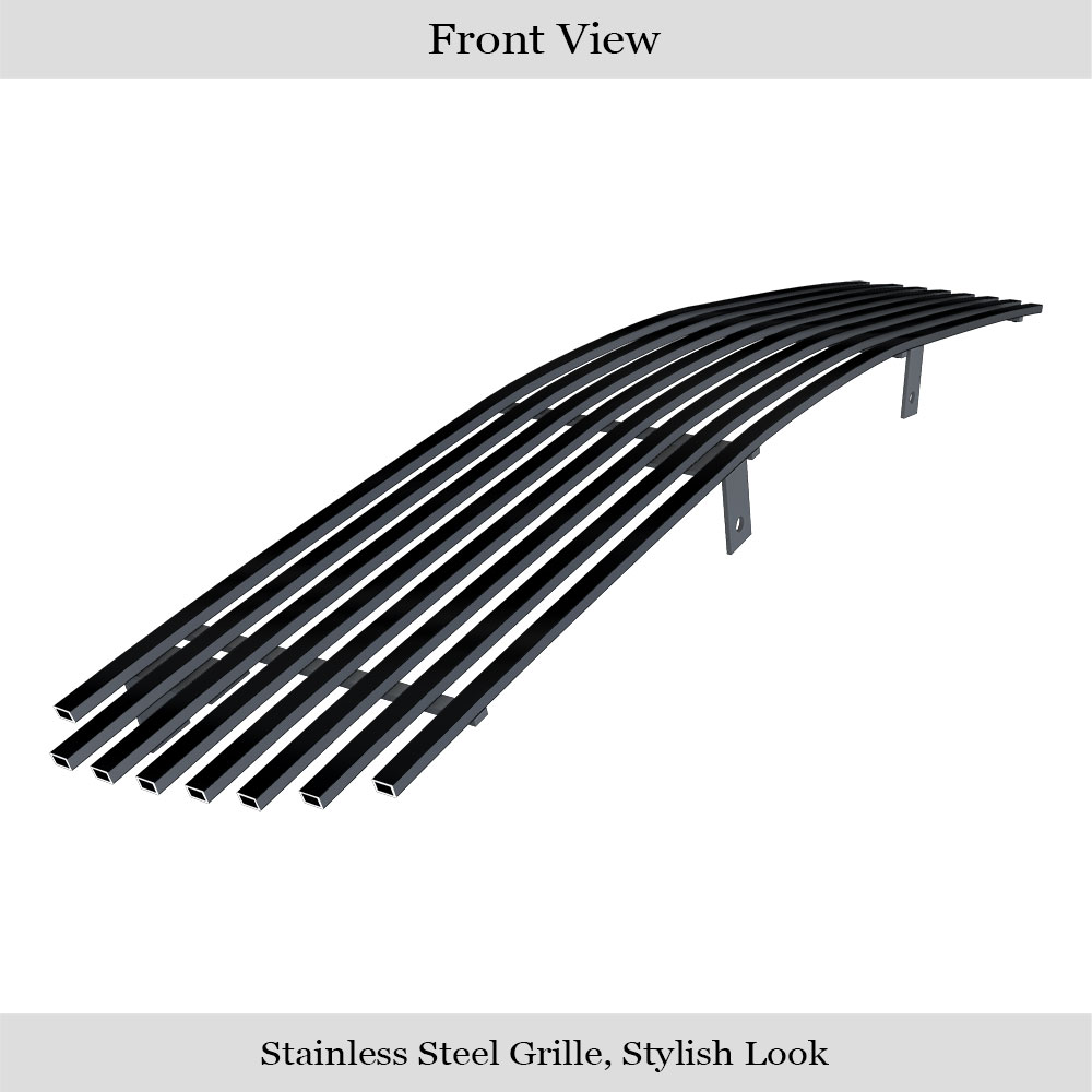1998-2003 GMC Jimmy /1998-2003 GMC Sonoma Main Upper Black Stainless Steel Billet Grille