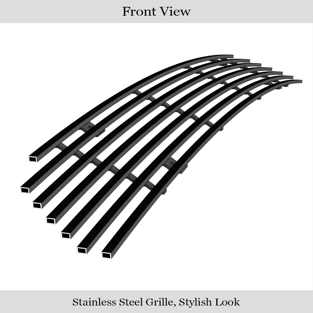2013-2015 Honda Accord Sedan Lower Bumper Black Stainless Steel Billet Grille