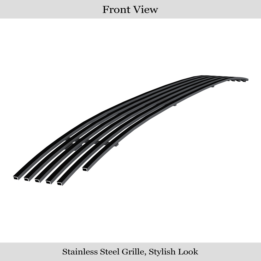 2017-2020 Honda Ridgeline Lower Bumper Black Stainless Steel Billet Grille