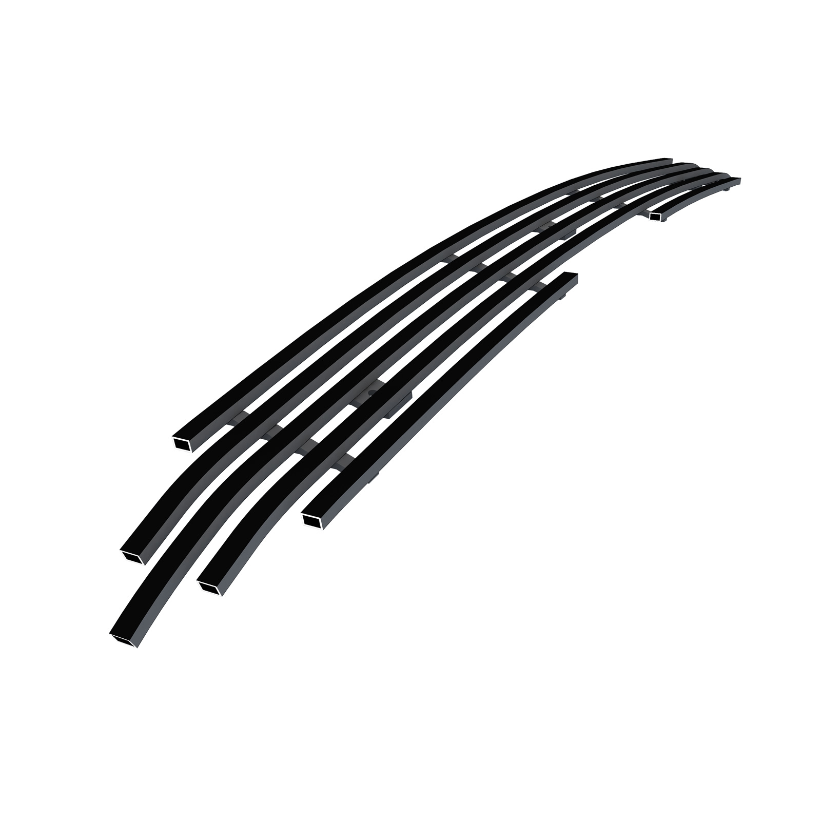 2015-2016 Honda CR-V Main Upper Black Stainless Steel Billet Grille