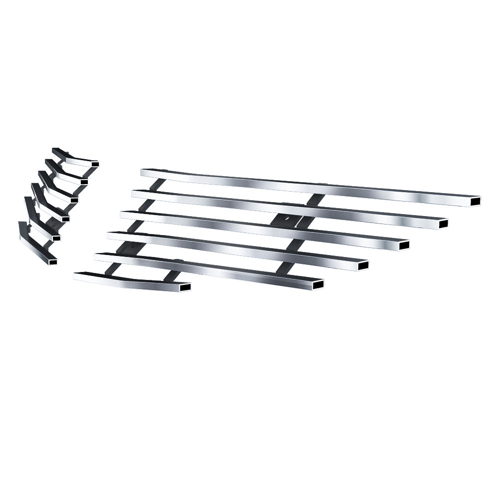 2012-2013 Honda Fit Base Model with logo show Main Upper Stainless Steel Billet Grille