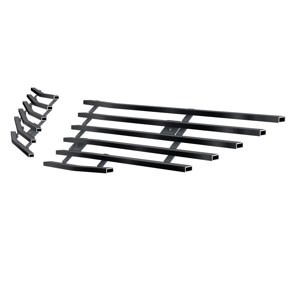 2012-2013 Honda Fit Base Model with logo show Main Upper Black Stainless Steel Billet Grille