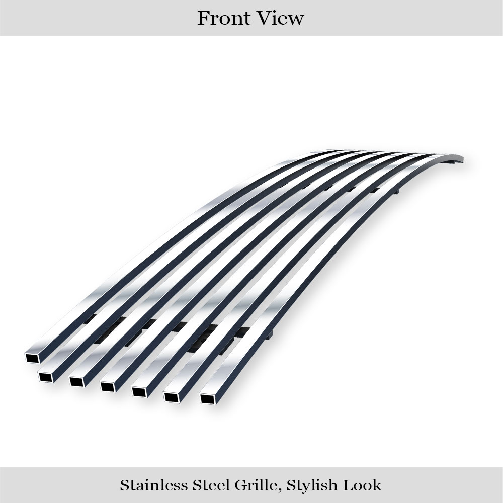 2008-2010 Honda Accord Sedan Not For V6 Lower Bumper Stainless Steel Billet Grille