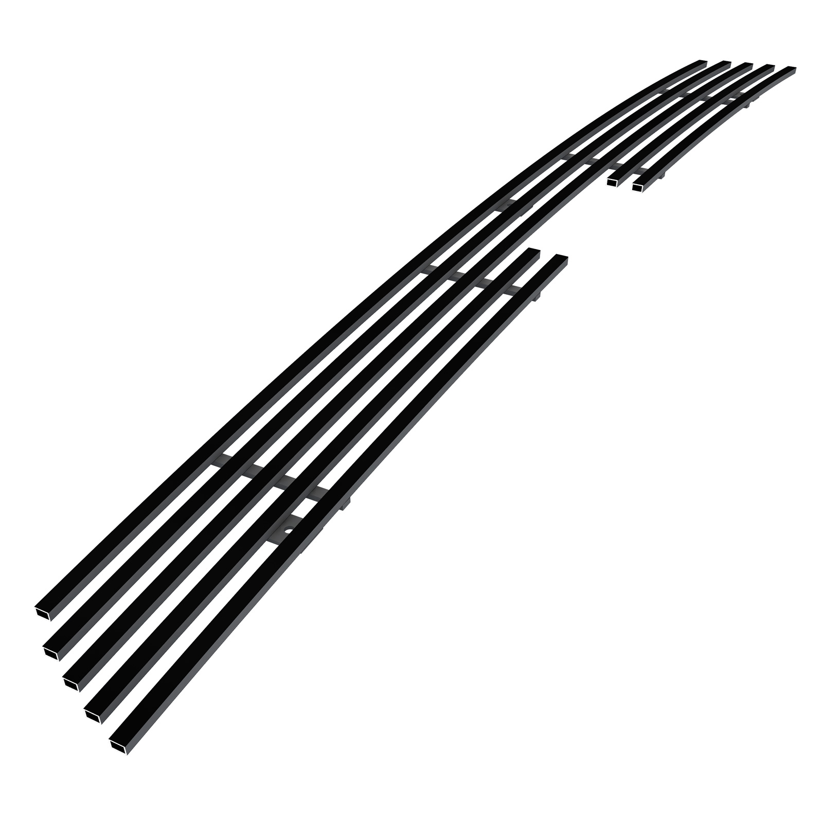 2009-2011 Honda Pilot Lower Bumper Black Stainless Steel Billet Grille