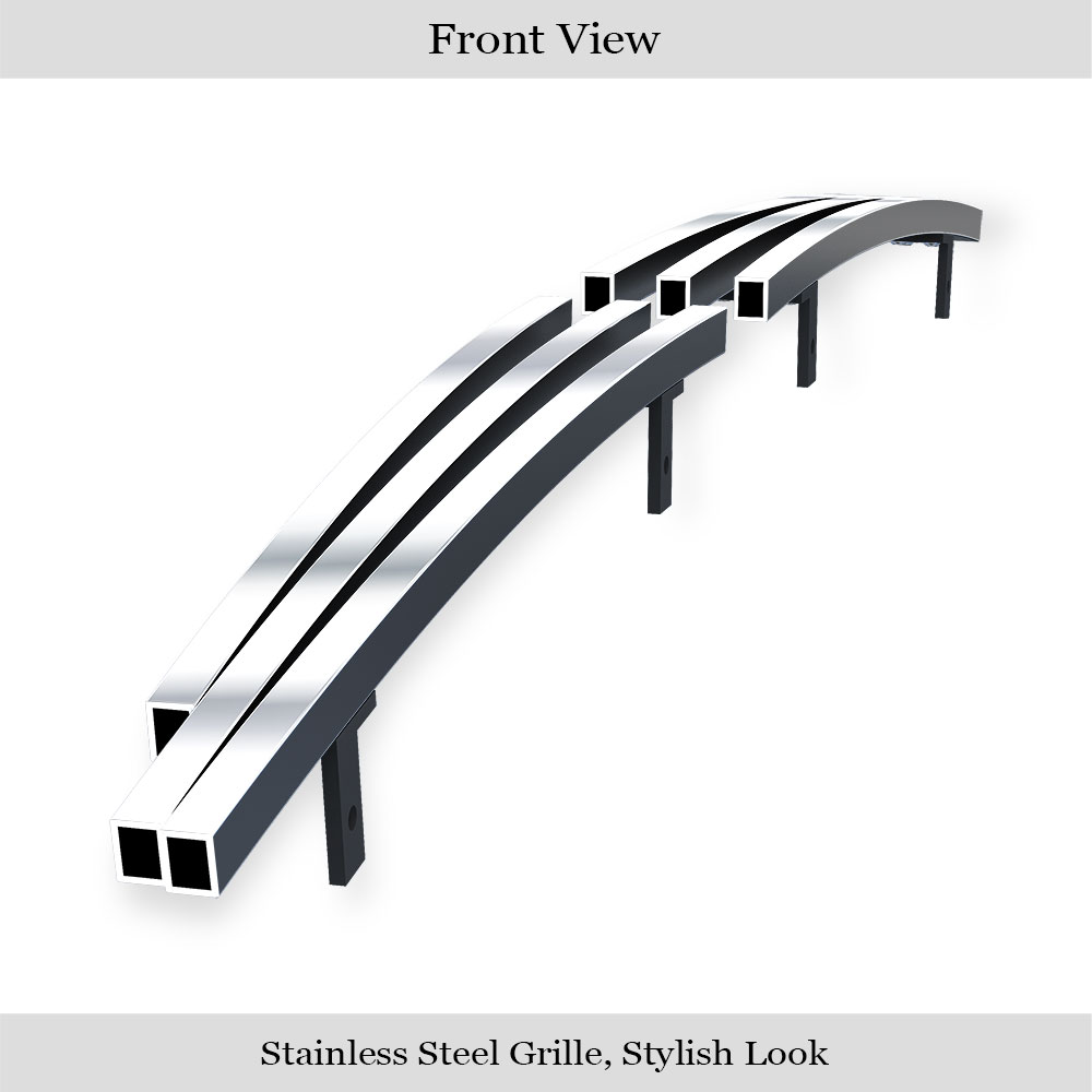 2003-2005 Honda Accord Sedan Main Upper Stainless Steel Billet Grille