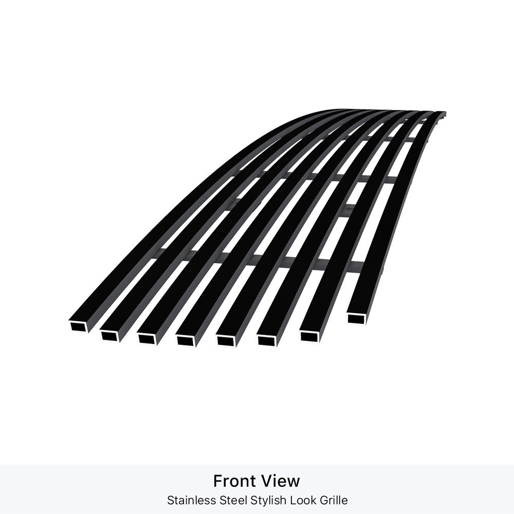 1996-1997 Honda Accord Lower Bumper Black Stainless Steel Billet Grille