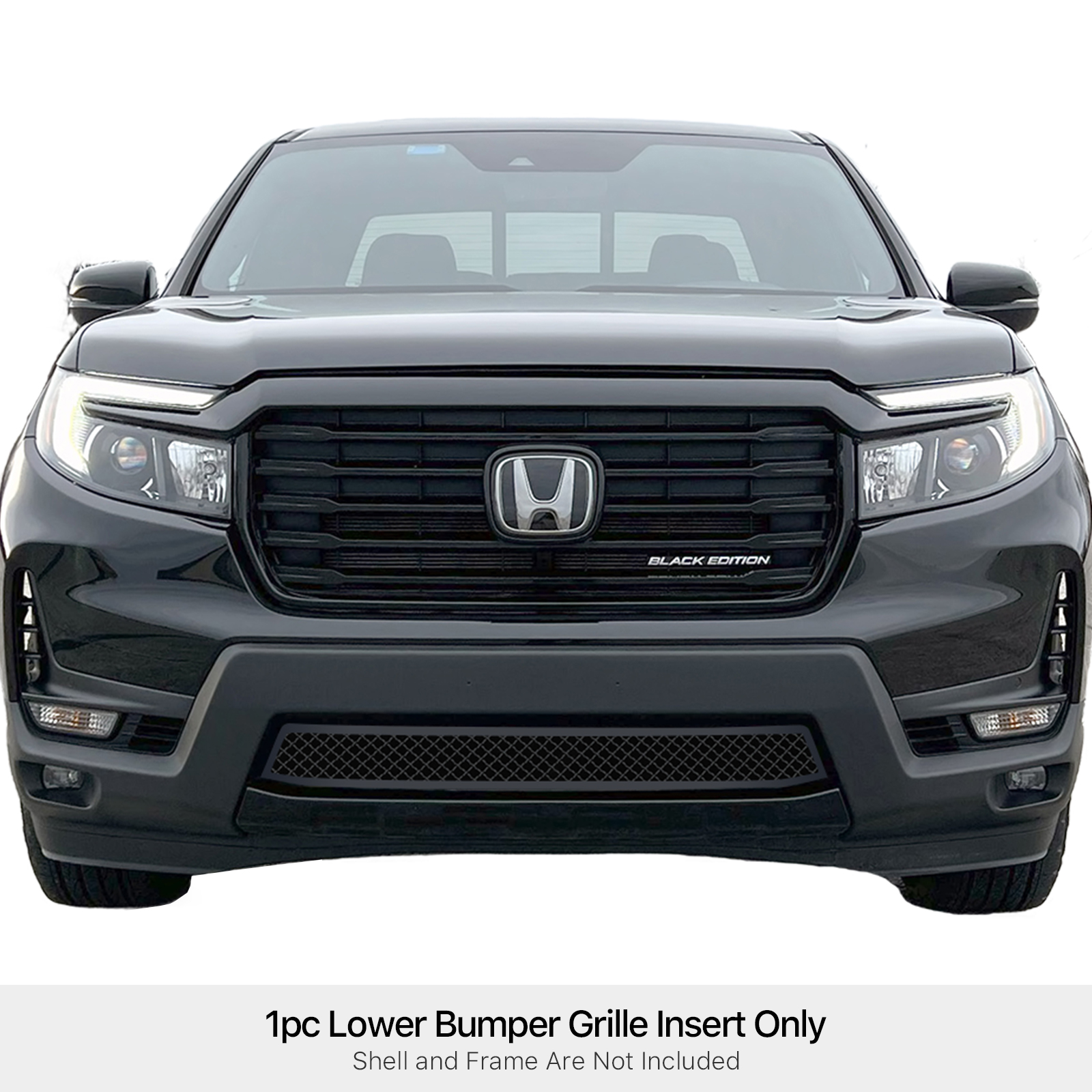 2021-2022 Honda Ridgeline Lower Bumper Black Wire Mesh Grille