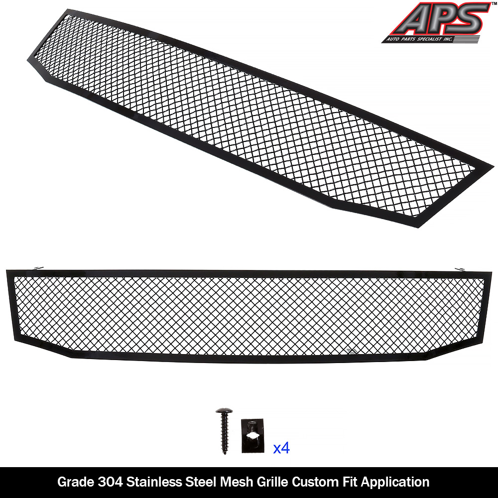 2008-2010 Honda Accord Sedan Main Upper Black Wire Mesh Grille