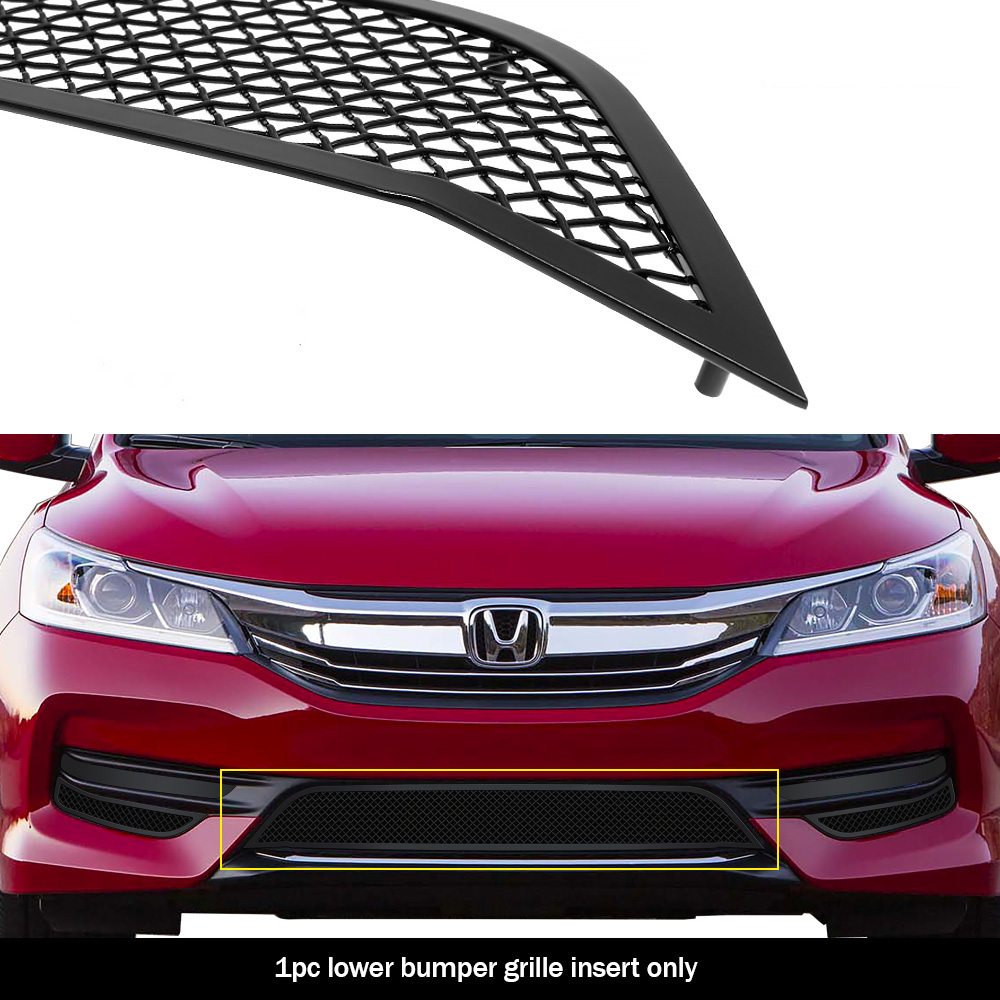 2016-2017 Honda Accord Sedan Lower Bumper Black Wire Mesh Grille