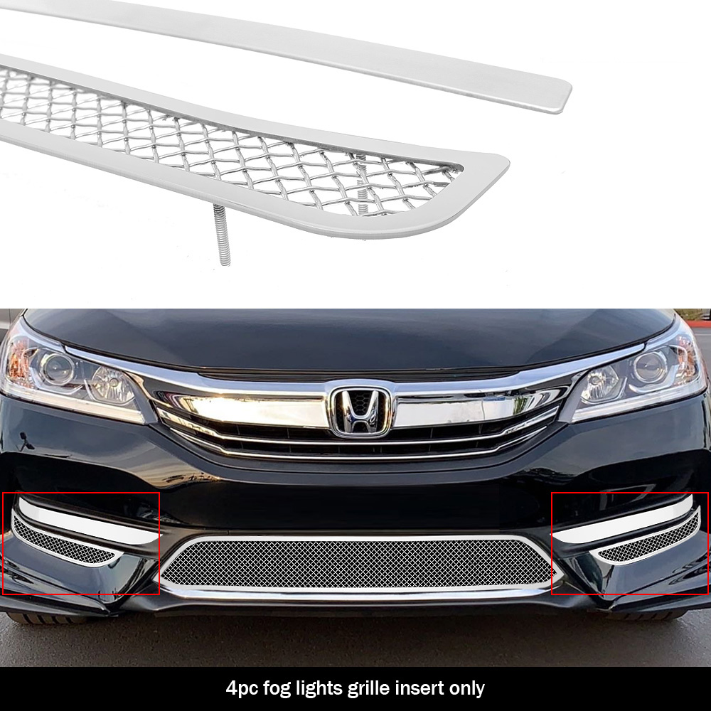 2016-2017 Honda Accord Sedan Fog Light Cover Wire Mesh Grille