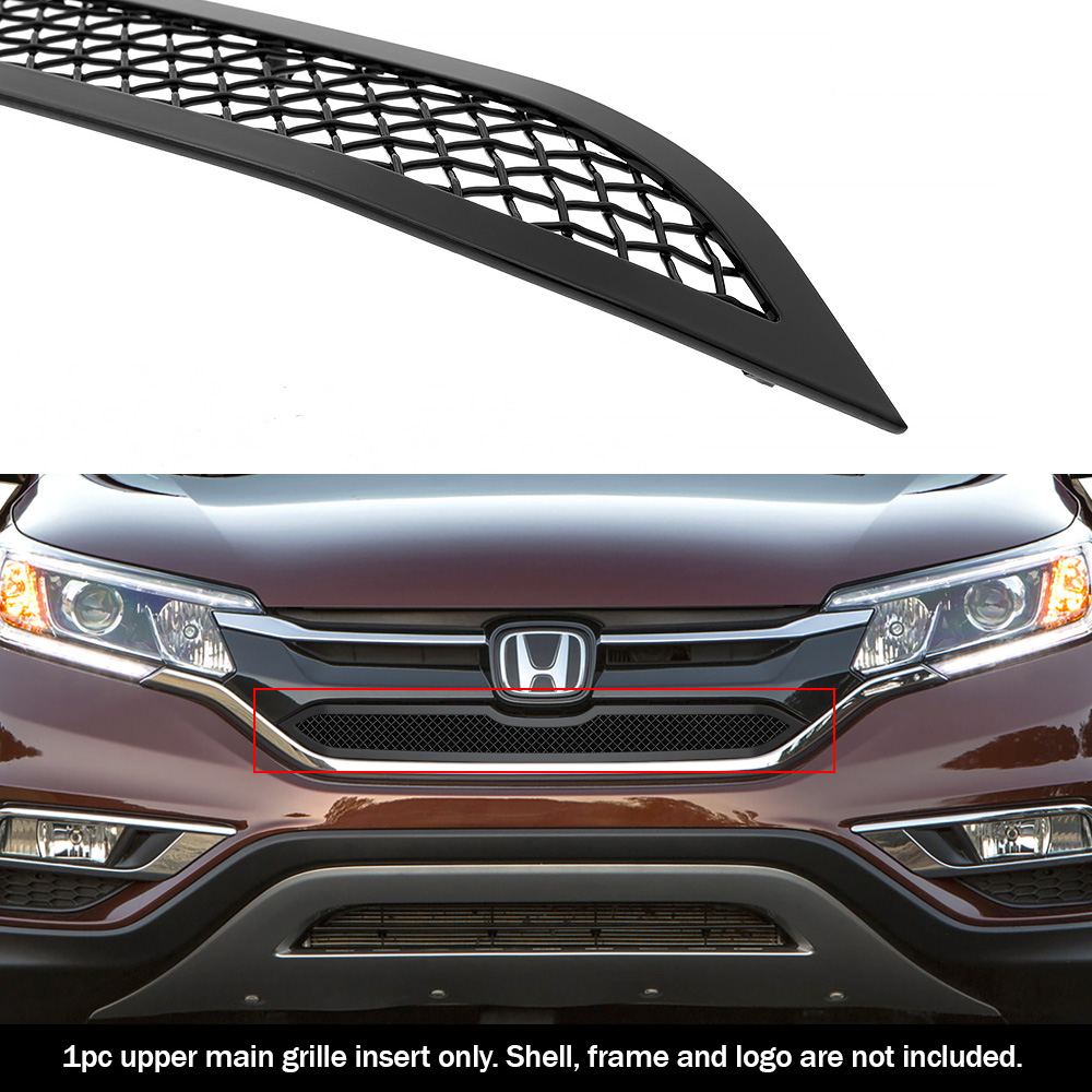 2015-2016 Honda CR-V Main Upper Black Wire Mesh Grille