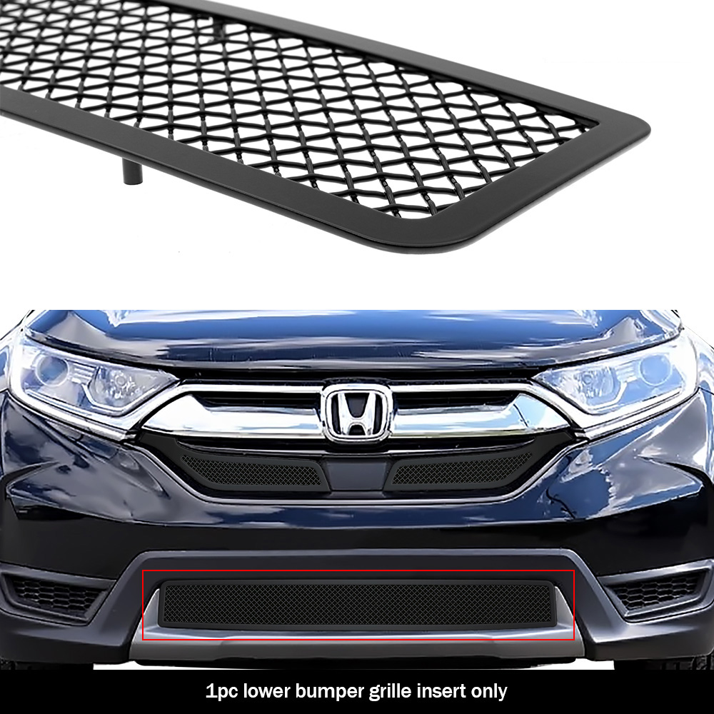 2017-2019 Honda CR-V Lower Bumper Black Wire Mesh Grille