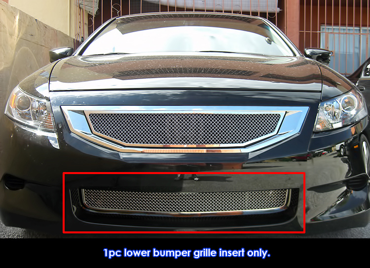 2008-2010 Honda Accord  Coupe Slight Modification Requried For Aero Kit Package Lower Bumper Wire Mesh Grille