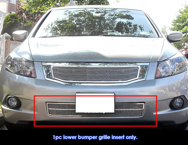 2008-2010 Honda Accord Sedan Not For V6 Lower Bumper Wire Mesh Grille