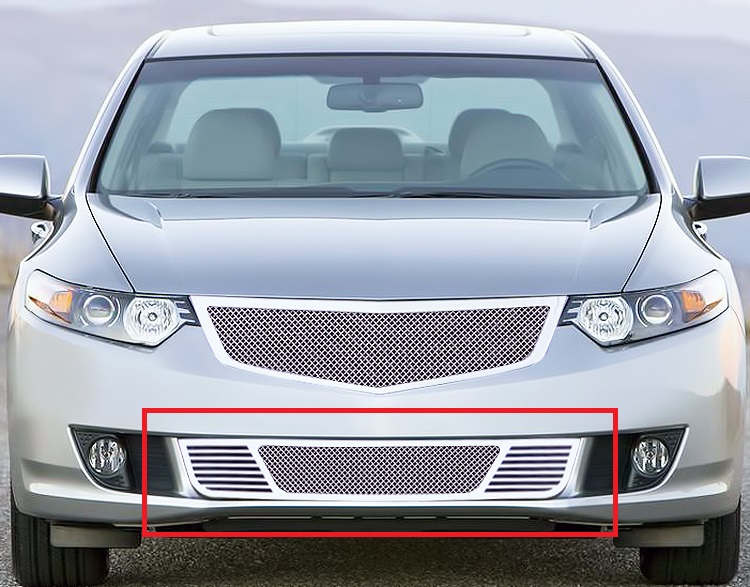 2009-2010 Acura TSX Lower Bumper Wire Mesh Grille