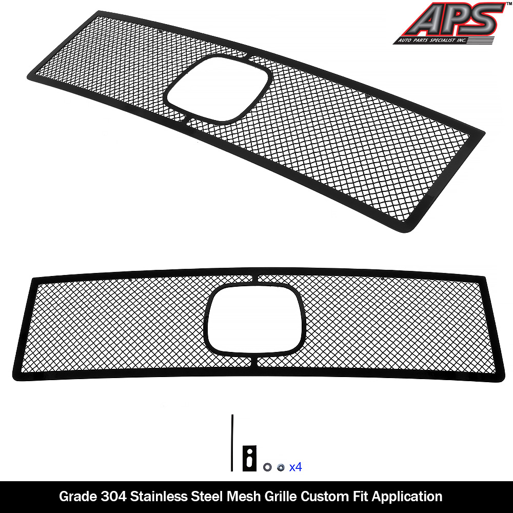 2005-2008 Honda Ridgeline Main Upper Black Wire Mesh Grille
