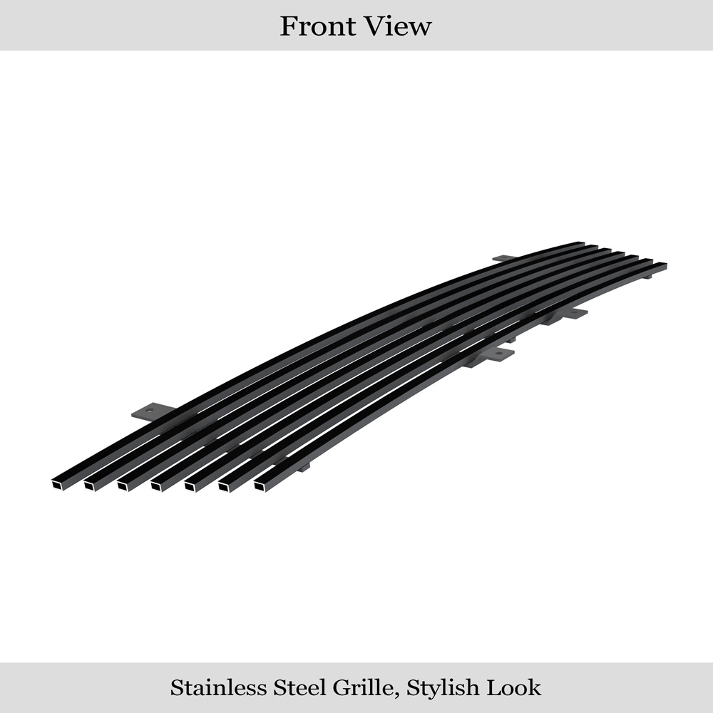 2003-2006 Honda Element Main Upper Black Stainless Steel Billet Grille