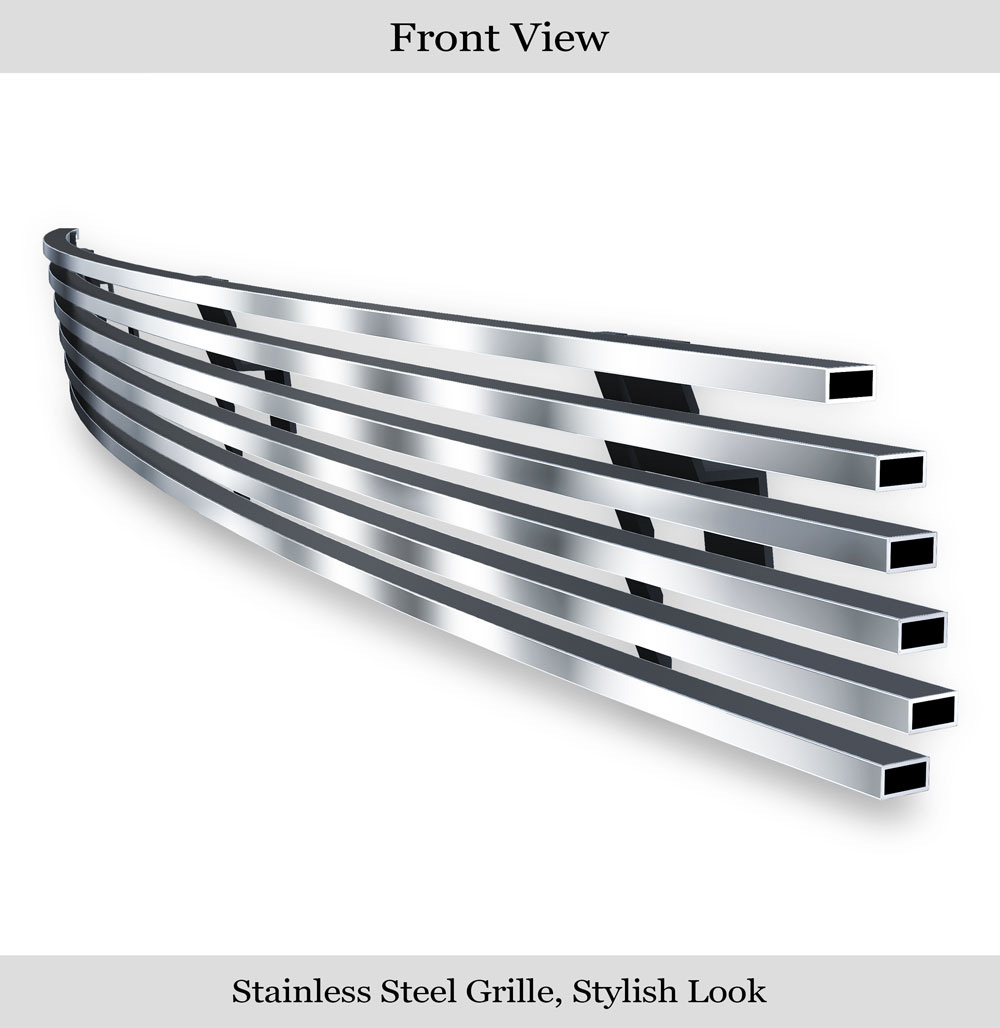2005-2008 Honda Ridgeline 1 Center PC (Will Not Fit Vehicles With OE Chrome Bumper Package) LOWER BUMPER Stainless Steel Billet Grille