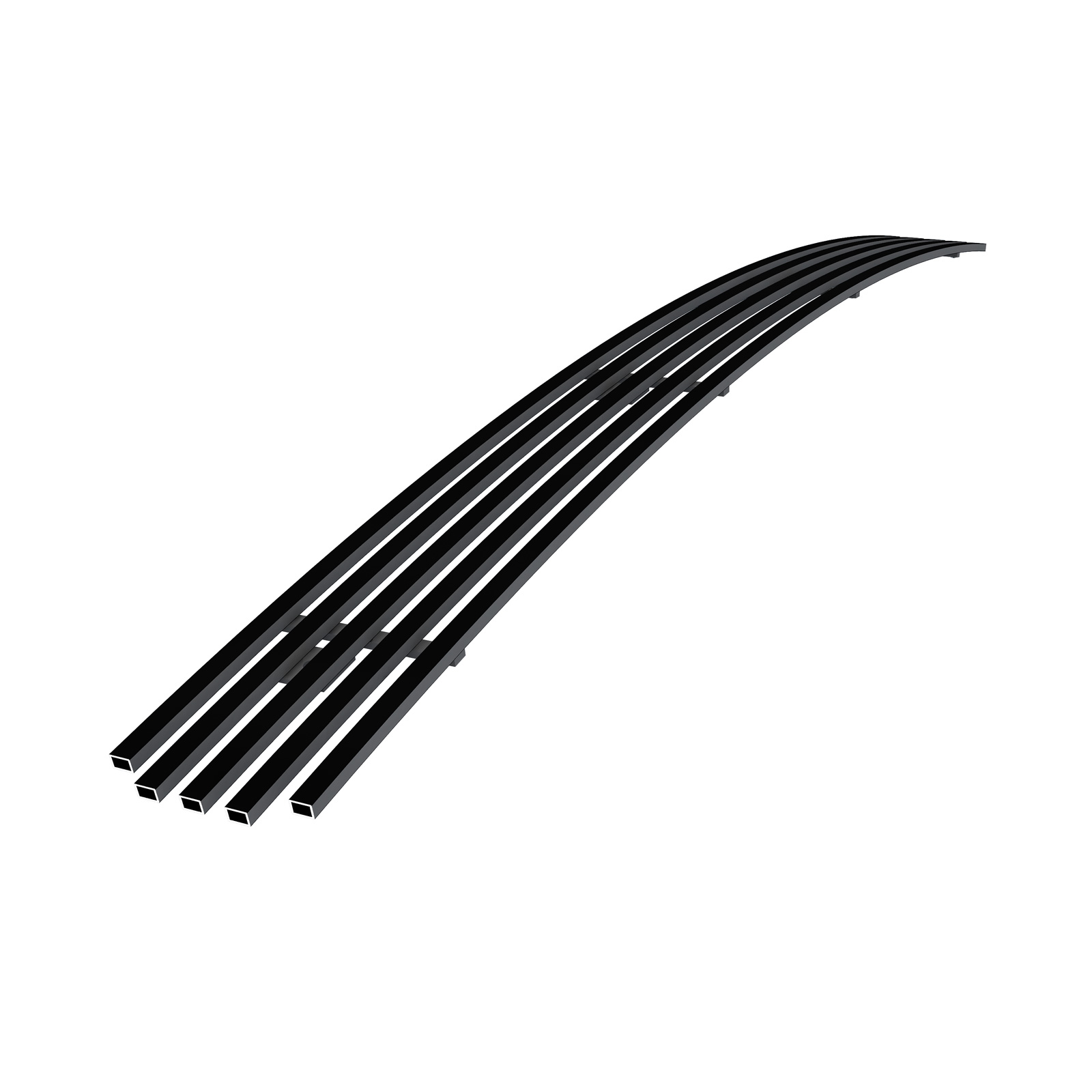 2005-2008 Honda Ridgeline 1 Center PC (Will Not Fit Vehicles With OE Chrome Bumper Package) Lower Bumper Black Stainless Steel Billet Grille