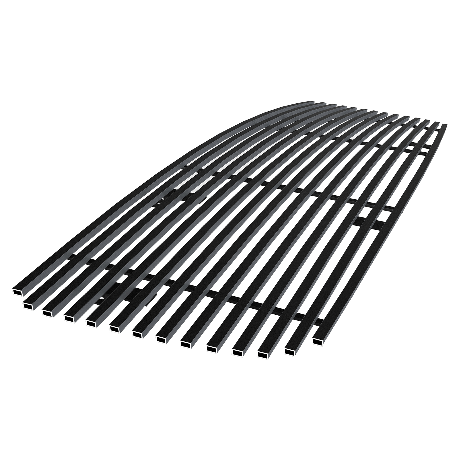 2006-2008 Honda Pilot Main Upper Black Stainless Steel Billet Grille