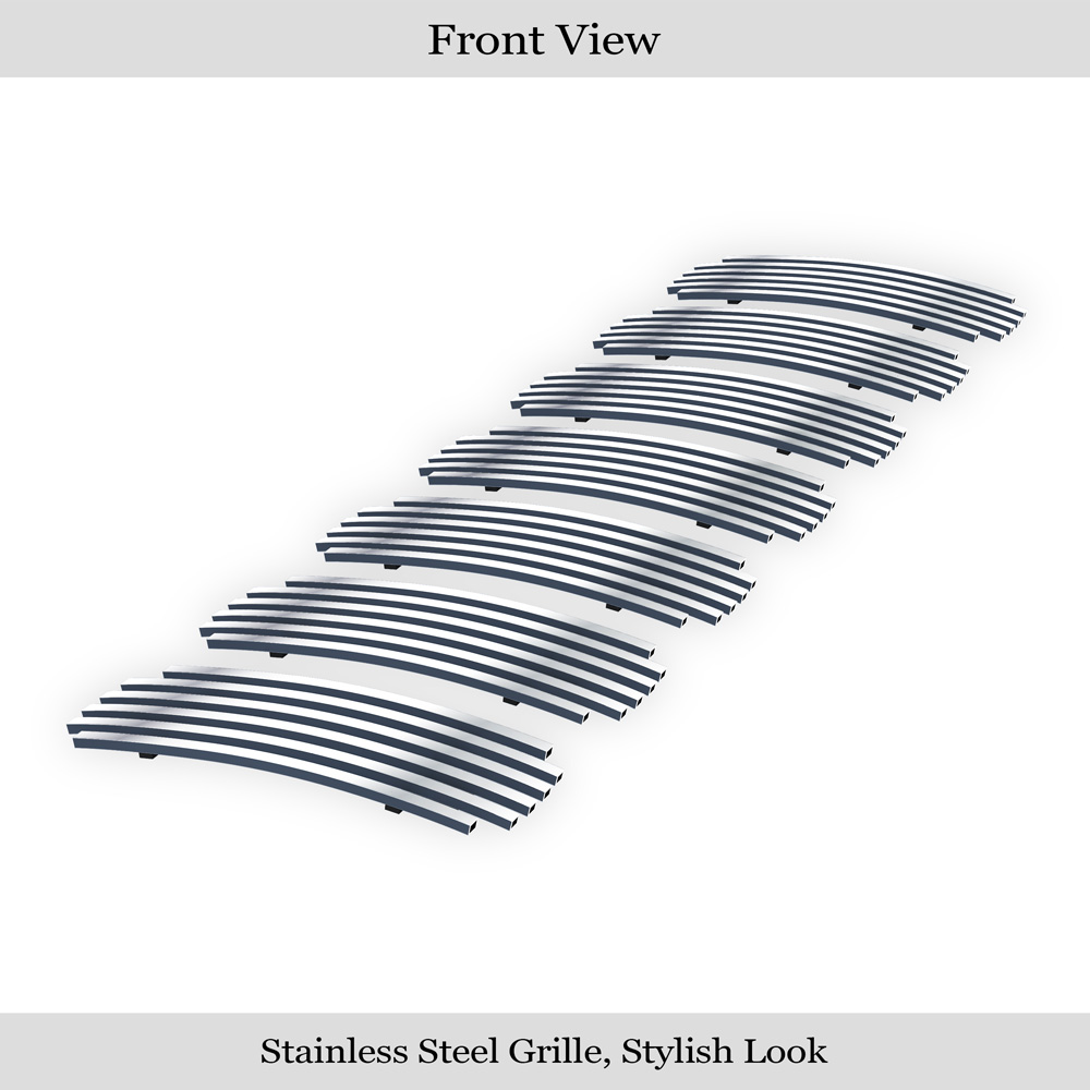 2005-2007 Jeep Liberty Not For Renegade MAIN UPPER Stainless Steel Billet Grille